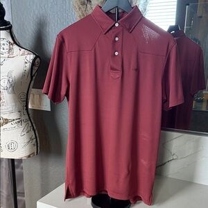 TEXAS STANDARD Men's Maroon Polo Shirt